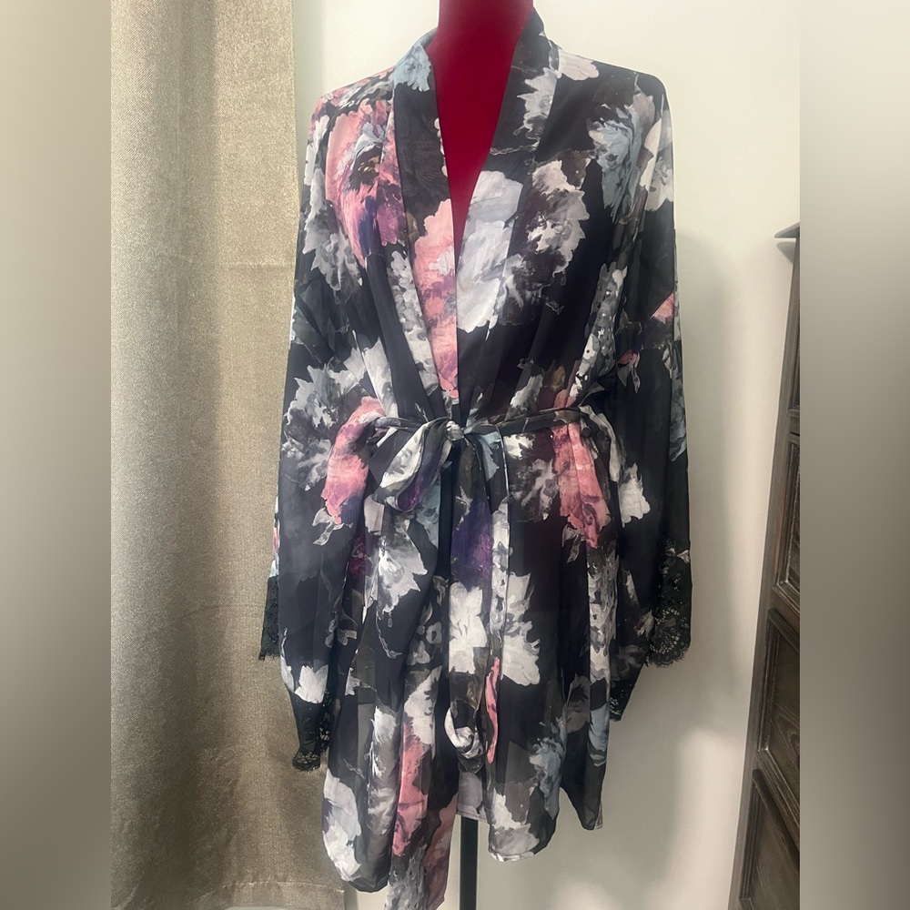 Cacique Multicolor Sheer kimono size:14/16